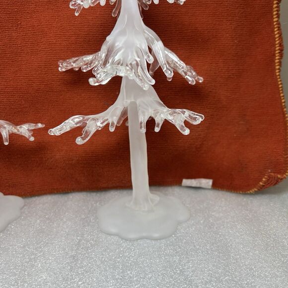 Dept 56 Village Icicle Trees #56722 Set of 3 Village Accessories- RETIRED - Picture 5 of 12